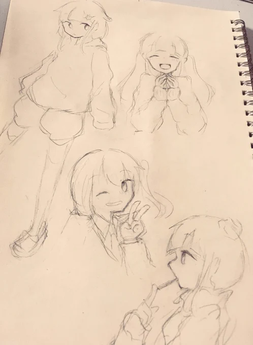 歴代オリキャラらくがき……… 