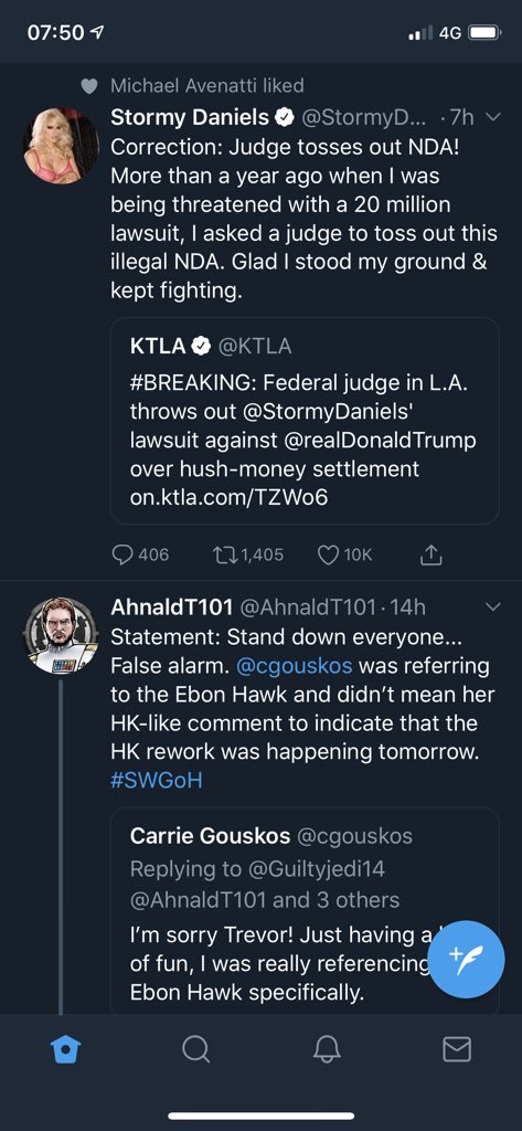 richpearn's tweet photo. @AhnaldT101 @cgouskos Statement: Even @StormyDaniels is getting the hang of the HK47 speak!! @WarriorPresent @Mcmole2 @MobileGamer365 https://t.co/kYsxn6C5S3