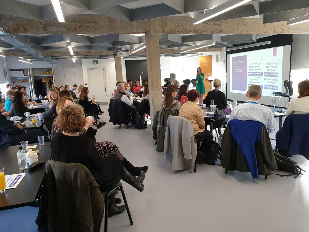 'Own your choices, and be proud of the decisions you have made. Compromises can be powerful when they are yours to make.' Women in Geospatial Breakfast @Geovation with @opengeospatial #InternationalWomensDay #womeningeospatial #BalanceforBetter