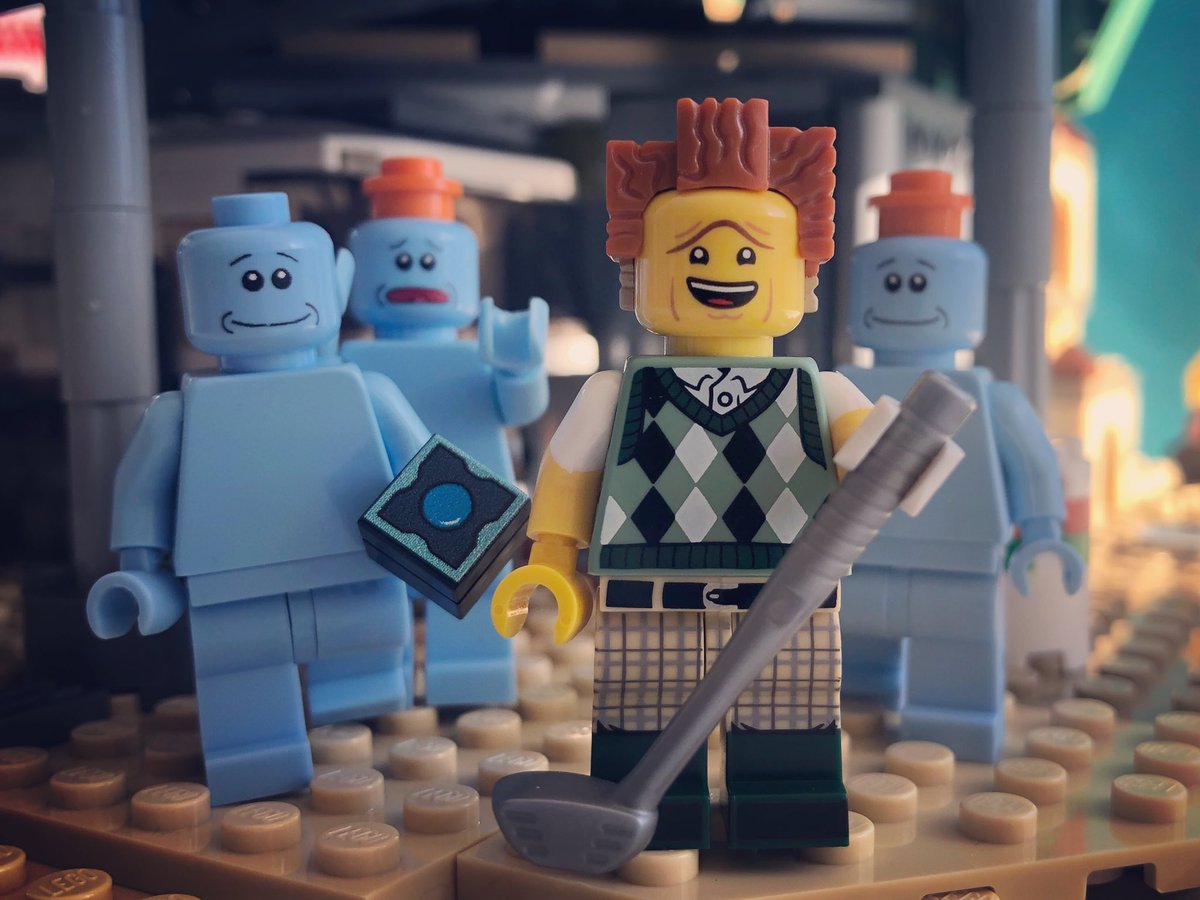 McBricksReviews's tweet photo. Oh no. Another loser who wants to get hang of playing golf... as if Jerry wasn’t bad enough. Wonder how many of me are needed to succeed. I have to fullfill my purpose so I can go away!!!

Mr. Meeseeks is available @MinifigsMe #minifigsme #mrmeeseeks #meeseeks #rickandmorty #AFOL https://t.co/OaeAdYJMkj