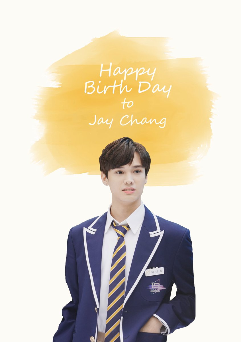 💛 #Happy_Jay_Day 💛 
오늘은 제이창이 누구보다도 행복한 날이길 :)