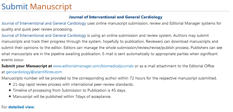Cardiol46539299's tweet photo. Submit your Manuscripts for upcoming issue release #submitmanuscript #interventionalcardiology #heart https://t.co/JzltnTCXZS
