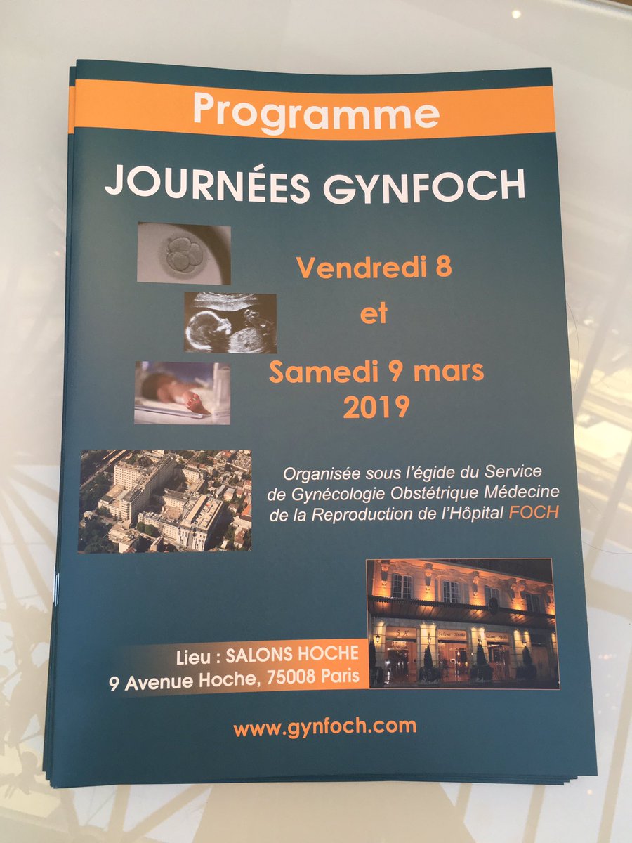 HopitalFoch's tweet photo. Les journées #GYNFOCH, c’est parti ! 2 jours où les plus grand•e•s expert•e•s internationaux du domaine de la #reproduction sont réuni•e•s pour échanger autour des grands enjeux de la #fertilité et des dernières innovations. #PMA https://t.co/7WRTR6OoCx