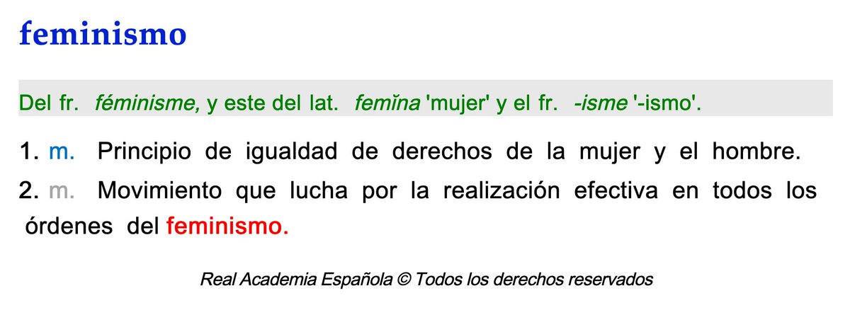 ElComidista's tweet photo. Recordatorio de lo que significa "feminismo", especial para orcos con déficit de comprensión lectora. https://t.co/BaPTtmRDTZ