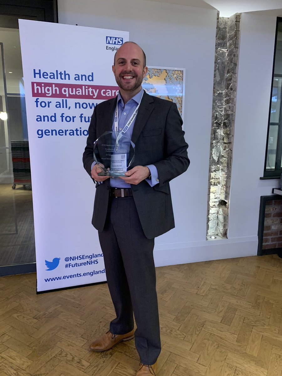 exeter_lab's tweet photo. Congratulations to our scientist Tim McDonald Winner of the 2019 CSO award for Excellence in Improving Outcomes for Patients @ExeterMed @RDEhospitals @Mcdtj #exeterdiabetes #LTF2030 https://t.co/PL2yOym209