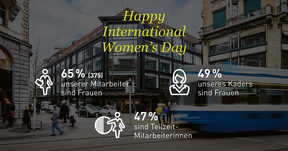 Girls rule Jelmoli:
Hast Du gewusst, dass 65% aller Jelmoli-MitarbeiterInnen Frauen sind?
In diesem Sinne: Happy International Women’s Day!
#Womensday #Jelmoli