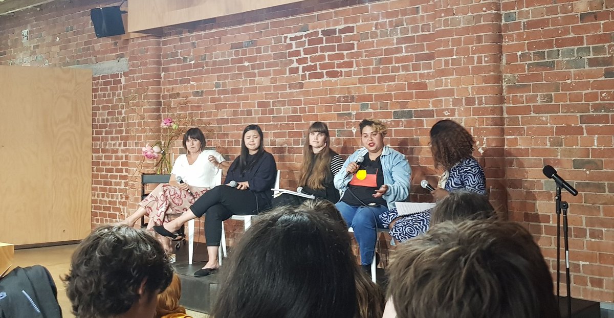 tesslawley's tweet photo. "Wellness is like hot yoga, it's a middle class activity." #IWD2019 panel thanks to @herwordsseries https://t.co/WA7MKGA7An