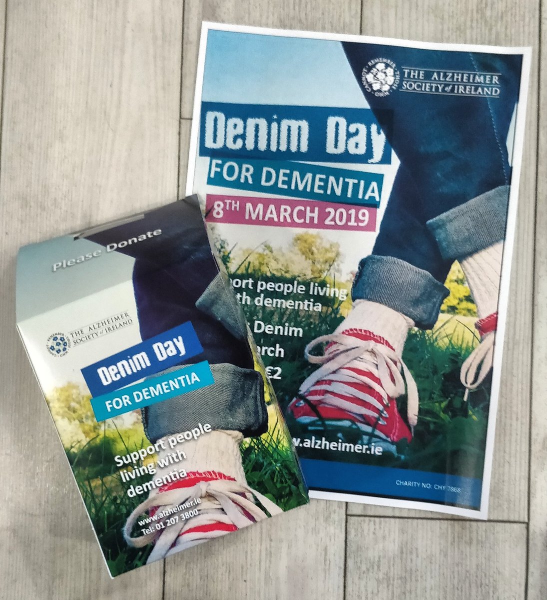 Denim day today 💙👖@alzheimersocirl @louisecooney_ #poyntonspinecare #denimday #alzheimers #alzheimersawareness #alzheimerssociety #denimday #denimday4dementia #fundraiser #health #dementia #charity