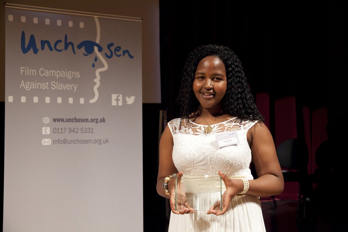 18hoursfilm's tweet photo. Our producer @RuguruPhoebe when she first won an award in filmmaking, the 2014 Unchosen Modern Slavery Short Film Competition- London
and 2018 Africa Magic Viewers choice awards - Nigeria. Happy #InternationalWomensDay #IWD2019 https://t.co/mRJ1wJEu54
