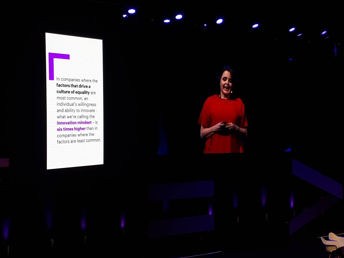 EpsilonEMEA's tweet photo. "Equality is good for business" @michelledcullen #IWDCCD #InnovationMindset https://t.co/kw9WljQ8jQ