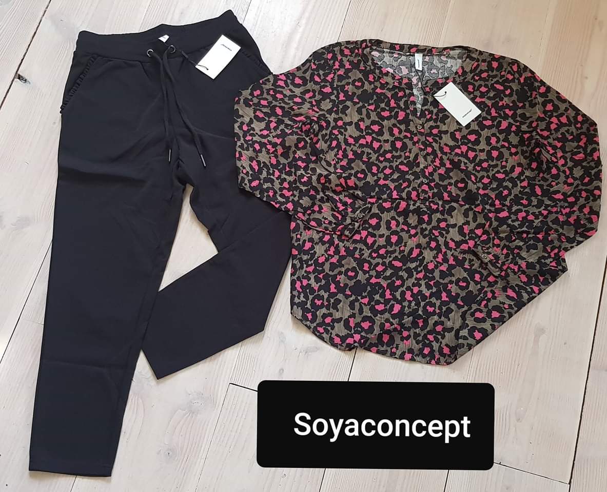 CheapyJeans's tweet image. Nieuw van binnen #Soyaconcept 😀 deze mooie zwarte broek met bijpassende print blouse!! 

Verkrijgbaar in de maten S t/m XXL ..

#Cheapy #Rolde #Cheapyjeans 
#Hoofdstraat26