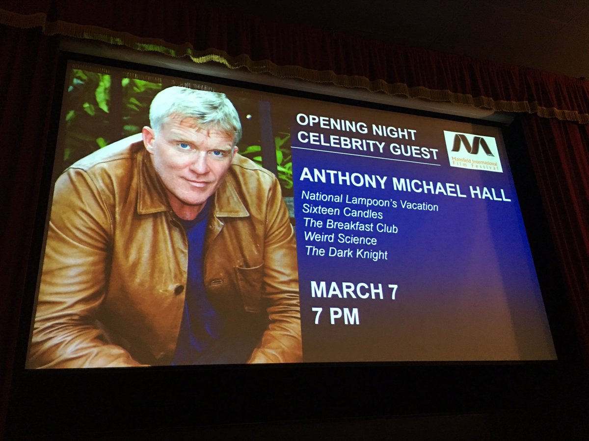 Just spent the evening at the 1st Mansfield Film Fest with special guest Anthony Michael Hall &amp; gave him his own “Gideon Gould” ZN such a polite &amp; down to earth individual. Thanks AMH for coming to TeXas on a Thursday Cheers! #texastcustoms <a href="/amh4real/">Ali Hamad</a> #AnthonyMichaelHall #ZNATION