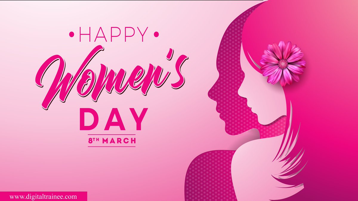 _Digitaltrainee's tweet photo. Women are capable of taking themselves wherever they want to go, without any limitations.

Wishing all the lovely ladies out there a very happy Women's Day!

#HappyInternationalWomensDay #womensday2019 #womensday #digitaltrainee #digitizebrand https://t.co/TjZlG3IQgR