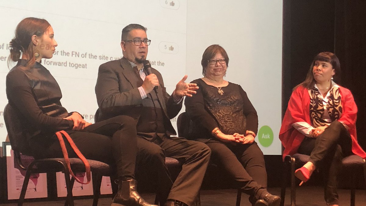 #ToCatchAFallingSky Panel Discussion:

Dr Cliff Atleo: Reconciliation means all Canadians learning to live with real sacrifice.

Judith Sayers: Reconciliation has to come from First Nations; they have to decide what it looks like; promises to bring about change have to be kept.