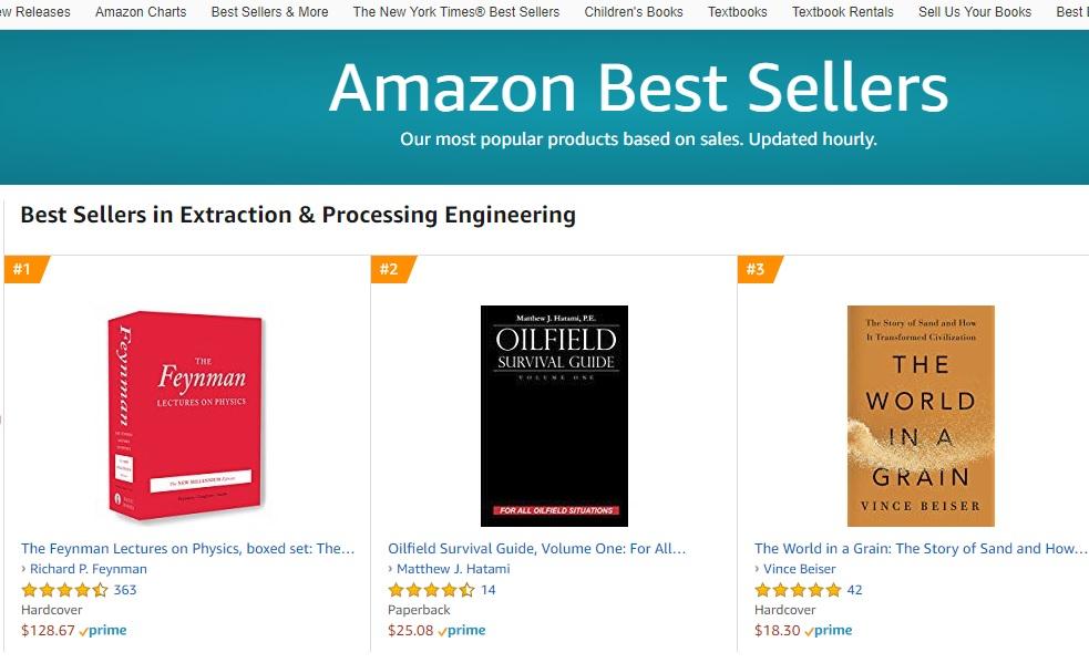MatthewHatami's tweet image. Its a great honor to be ranked next to Nobel Prize-winning physicist Richard Feynman&apos;s book and next to @vincelb new book on sand-which I look forward to reading. Thank you to everyone. I hope you enjoy #Oilfield Survival Guide. #oilandgas #naturalgas

amazon.com/dp/069281308X