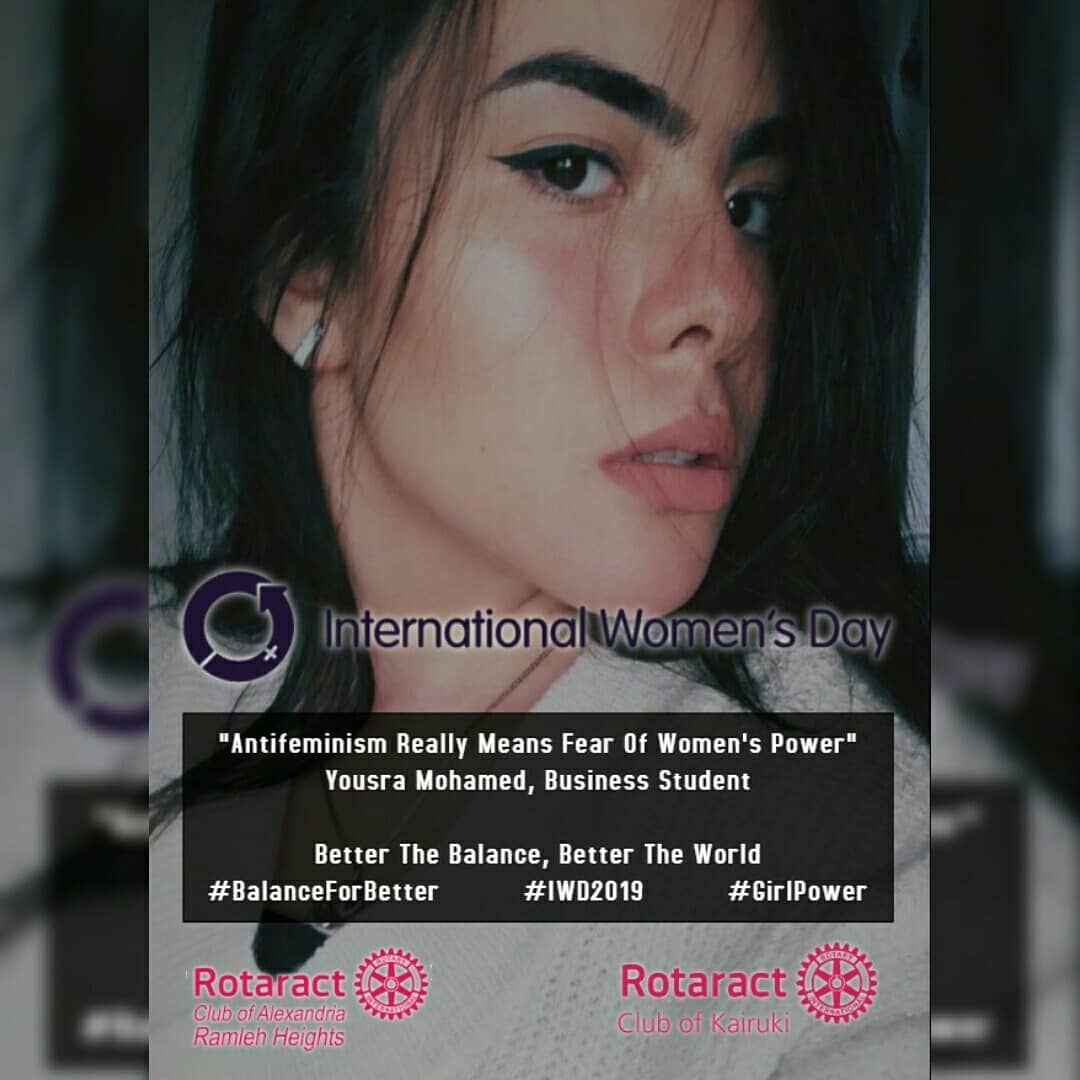 Rotaractkairuki's tweet photo. In observance of #iwd2019 inspirational ladies from our twin club, the club of Alexandria Ramleh Heights have shared inspirational information on the call of action towards a gender balanced world.
#balanceforbetter
#girlpower
#iwd2019
@rottanzania https://t.co/mIkGdYFGOU
