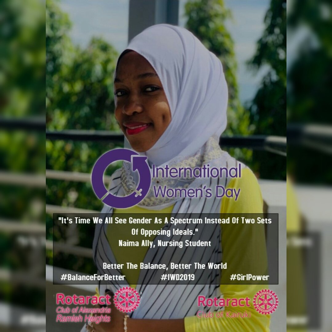 Rotaractkairuki's tweet photo. Here is to all strong women,
May we know them,
May we become them,
May we raise them.

#BalanceForBetter
#iwd2019
#girlpower
@rottanzania @rottanzania https://t.co/FPbH22GzFL