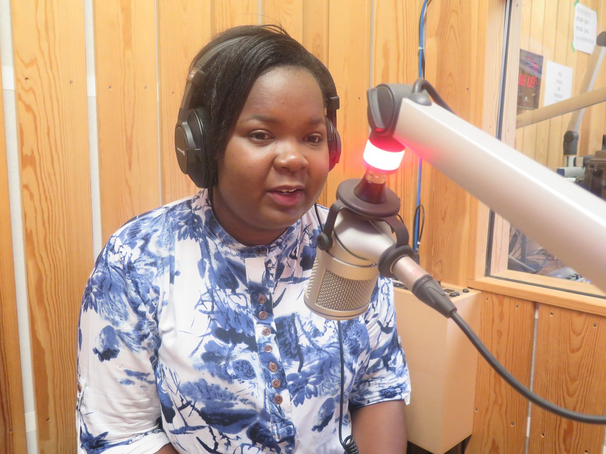 Loyce Nabie- IOM Communications assistant.