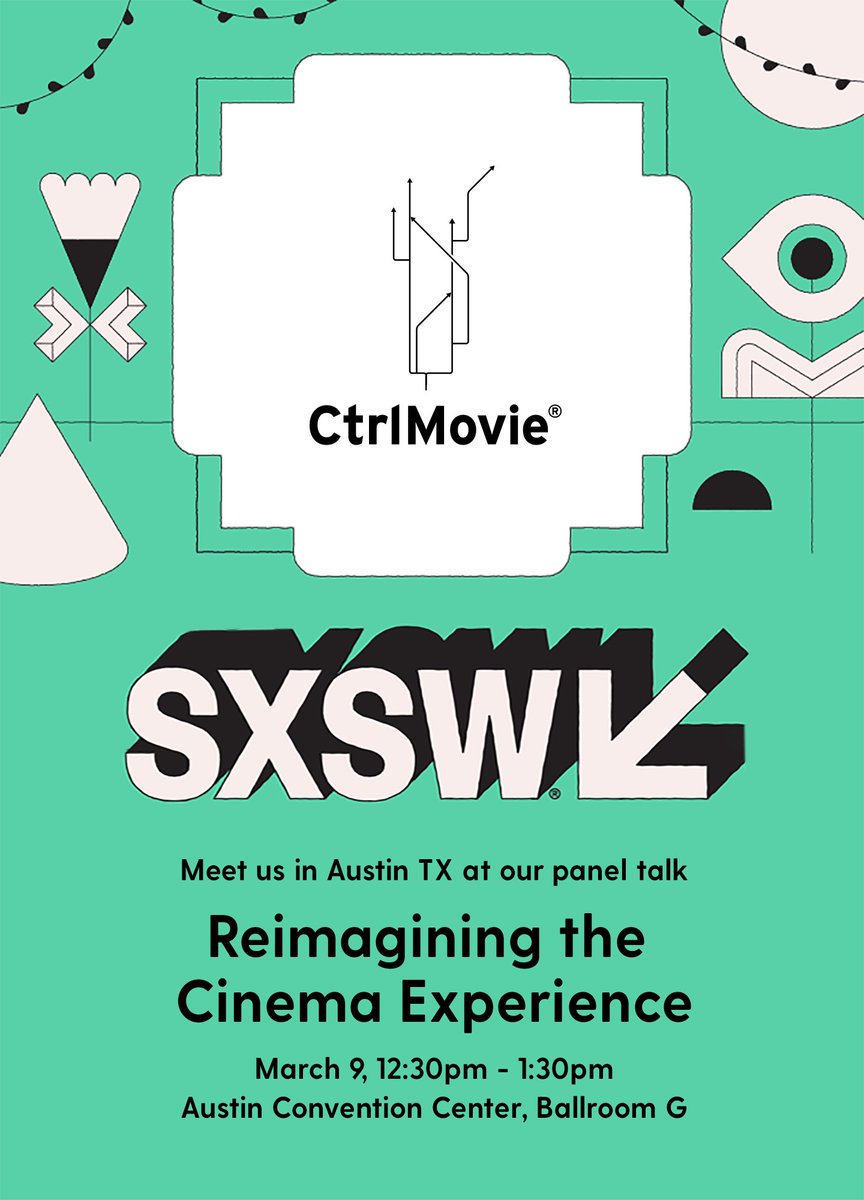Meet us at ⁦<a href="/sxsw/">SXSW</a>⁩ for our panel on the future of cinema! bit.ly/2EGY3CZ