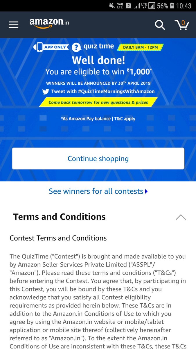 MrNupender's tweet photo. DONE
@amazonIN 
#Quiztimemorningswithamazon https://t.co/mOnBQXIxXc