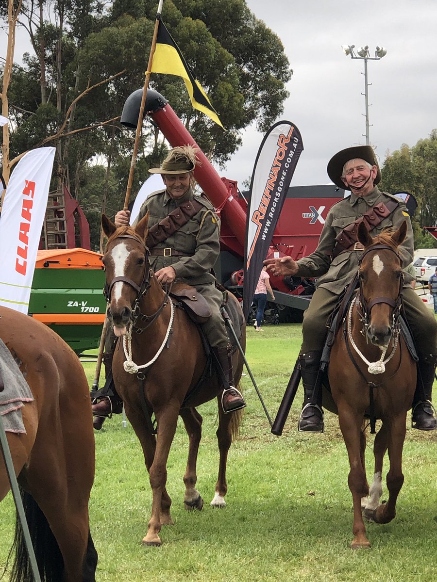RlfAu's tweet photo. Cavalry has arrived! #Woolorama #waginwoolorama #agricultureWA https://t.co/3rx07jGtJ1