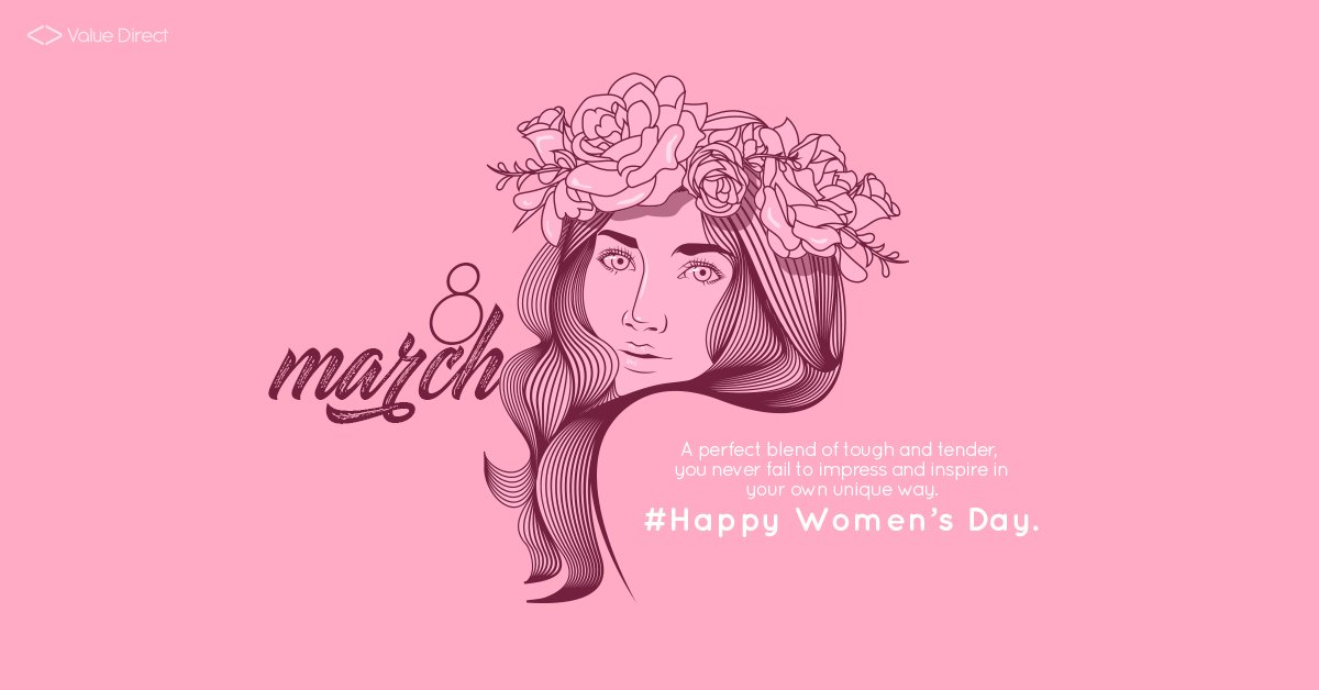 Value_Direct's tweet photo. You are the origin of power &amp; a source of inspiration. You redefine achievement in every era, you are a proud woman.
We salute your strength and spirit and celebrate your determination on this special occasion.
#HappyWomensDay2019 #InternationalWomensDay #महिलादिवस https://t.co/kxC1FSdakz