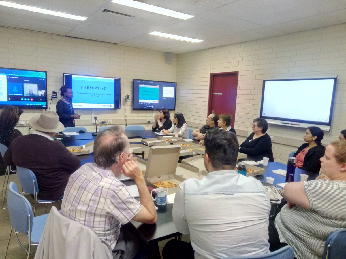 Celebrating International Women's Day and listening to the great Taiwo Oseni discuss the WE2ST initiative.  FedUni a truly inclusive and encouraging university and workplace for all. But we can do better #WomensDay2019  #feduni <a href="/FedUniAustralia/">Federation University</a> <a href="/FedUni_Global/">FedUni Global</a> <a href="/FedUni_STEM/">FedUni STEM</a>