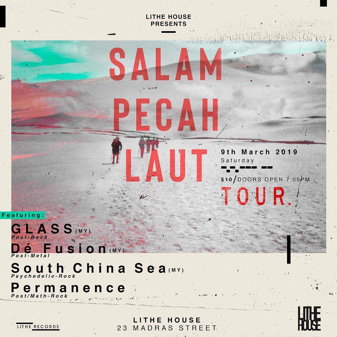 Happening tomorrow! Supporting friends @glass_kl, De Fusion and @seachinasouth from across the pond. Always @LitheParalogue for your weekly dose of progressive, alternative music.

/sdnuos wen