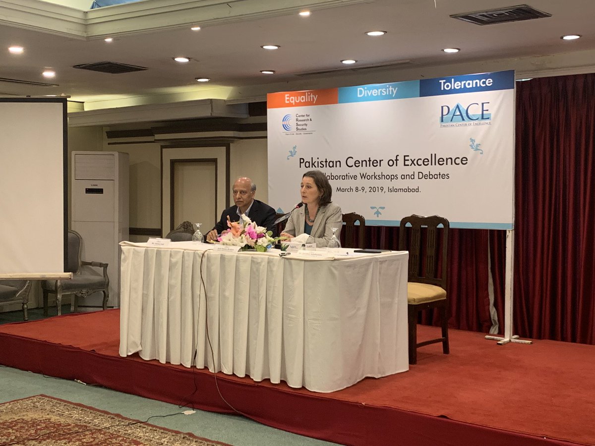 CRSSpak's tweet photo. Good governance and #RuleOfLaw can ensure all voices are heard in a #society, says Ardi Stoios-Braken, Dutch Ambassador @CRSSpak #PACEEvolution Workshops @ZeeSalahuddin @vogul1960 https://t.co/rBp9vdtO09