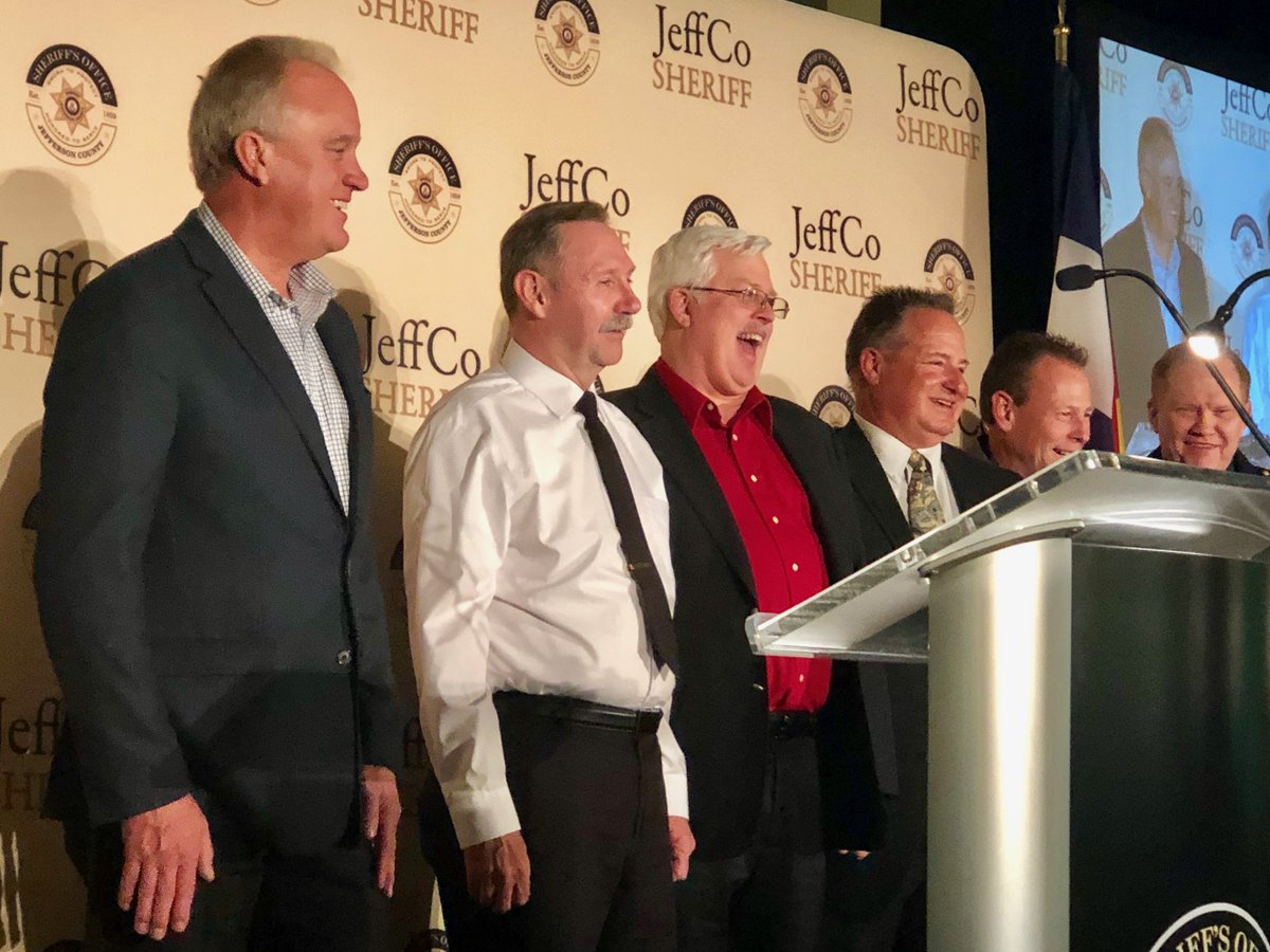 LDahlkemper's tweet photo. Moving stories tonight about bravery, valor &amp; community service @jeffcosheriffco Awards Ceremony honoring law enforcement &amp; citizens, inc. deputies who put themselves in harm's way to de-escalate life-threatening situations. Congrats award winners &amp; TY for keeping Jeffco safe! https://t.co/RZN4QcVHq6