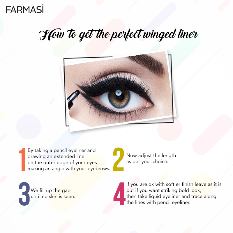Farmasi Nepal on Twitter "The ways to get perfect winged eyeliner. For