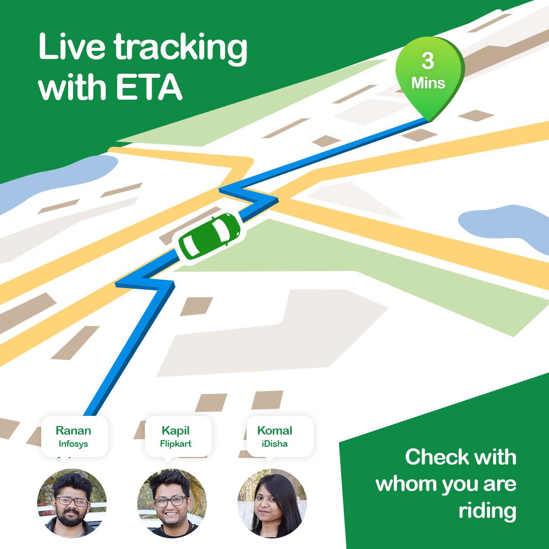 QuickRidein's tweet image. Track your rides in real time as you go and know your co-rider in advance. Be secure and sure.

#LiveTracking #QuickRide #Carpool #BIkepool