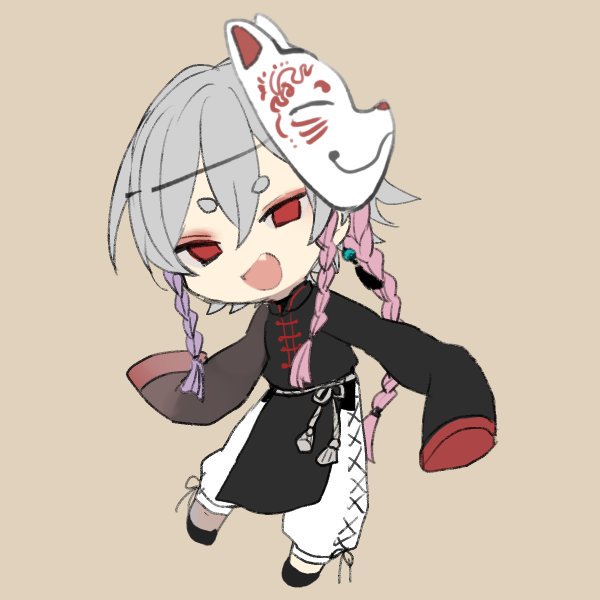 狐面のtwitterイラスト検索結果 古い順