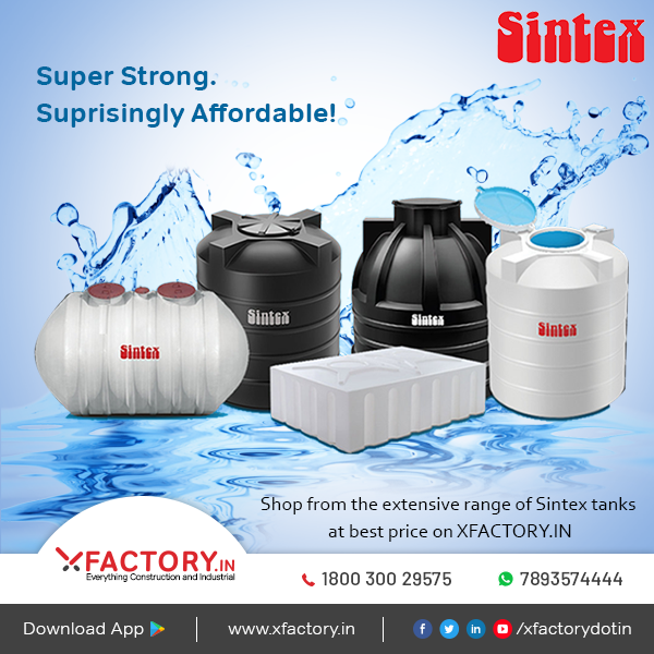 Now buy top quality Sintex Tanks online at XFACTORY.IN at Best Prices!

xfactory.in/brands/sintex

#sintextanks #sintextanksonline #buysintextanks #tanksprices #XFACTORYIN #xfactory #hyderabad #architects #industrialmaterials #buildingmaterials #suppliers #startup
