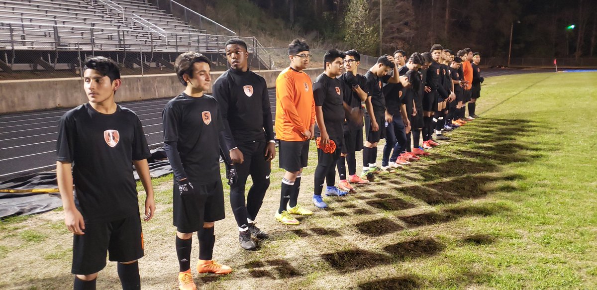 Mr_Rinehart's tweet photo. @SoccerSouthside #SouthsideUnited Boys pulled out their first district win of the season against #BroomeHS 1-1 (5-3) in PKs. Was also an important match as they said goodbye to a #SHSTiger moving south. @SHS_Athletics_ https://t.co/R5vdBHCN3j