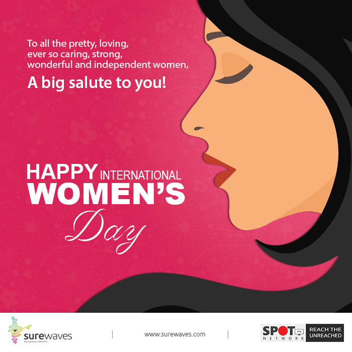 SureWaves's tweet photo. Wish a Happy Women's Day to all the ladies out there #HappyWomensDay #HappyInternationalWomensDay https://t.co/dqJJu9K3J3