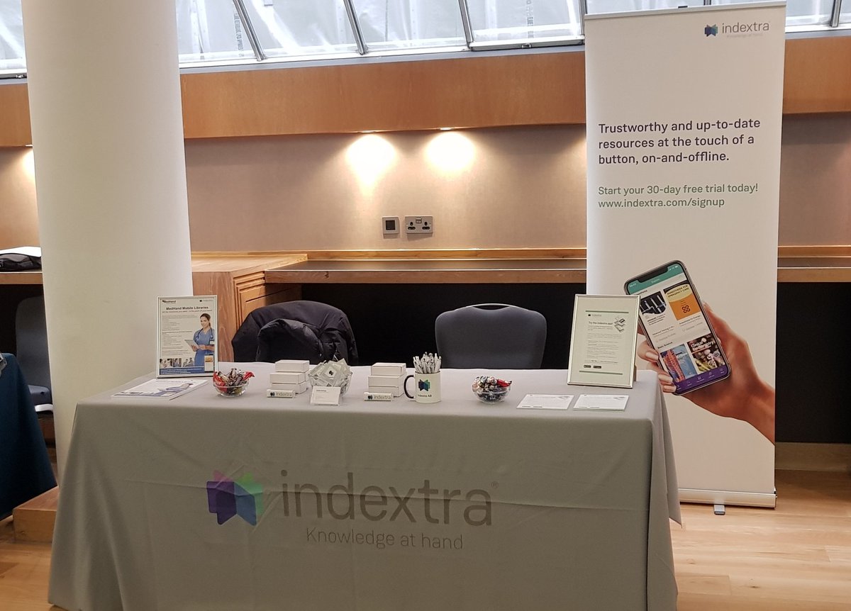 The Indextra Stand is ready for #uhmlg19
