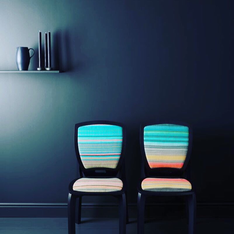 Huge thanks to <a href="/jontyrosedesign/">Jonty Rose</a> for making this happen. Such a glorious issue of @HomesIntScotMag to appear in with our luxurious collaboration #bespokechairs #nichewoventextiles #contemporarycraft