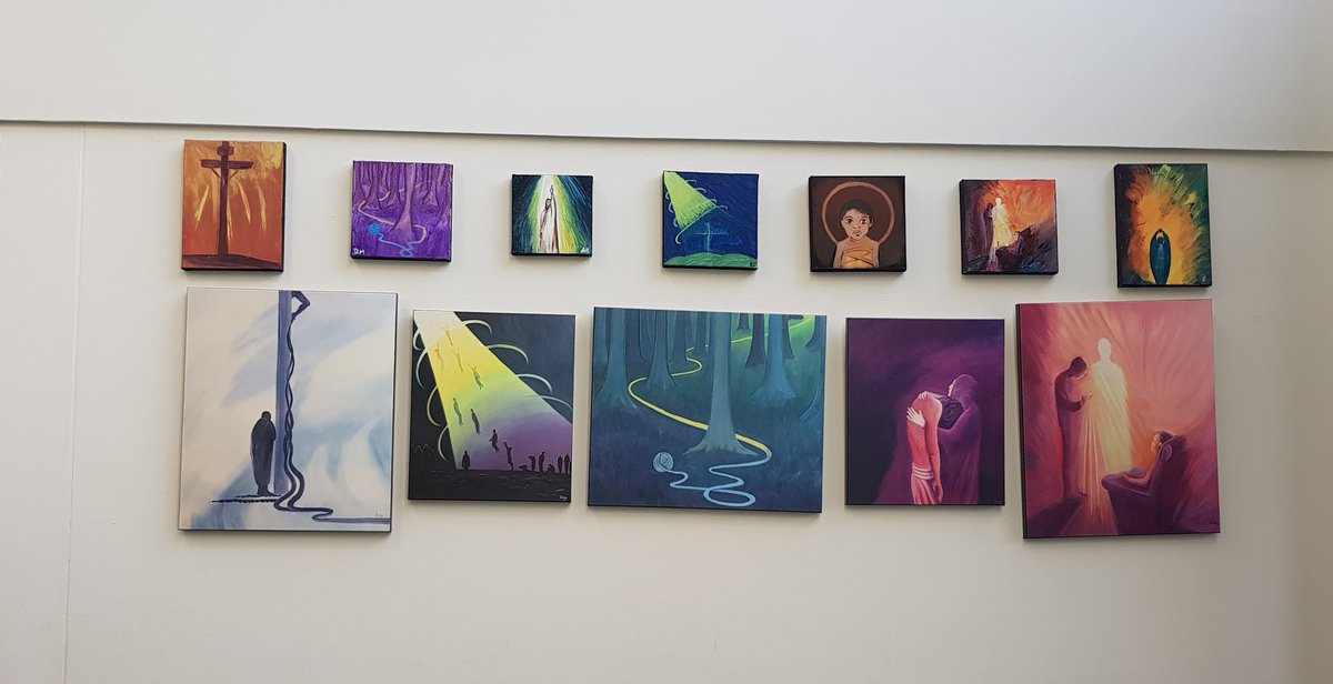 Our beautiful artwork really sets the tone for this Holy Season of Lent. #LentenSeason