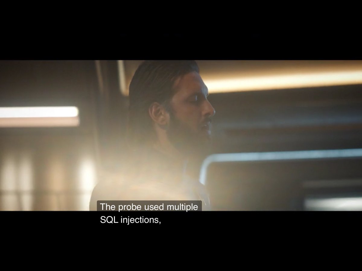 holisticinfosec's tweet photo. Apparently, in our future, circa star date 2255, input validation is still lacking and thus alien probes can use #sql injection. They should have required  mitigating that as part of the Prime Directive. Much love @startrekcbs 🖖🏻 🤪 #TheyReallySaidThat https://t.co/28qs3aHlmr