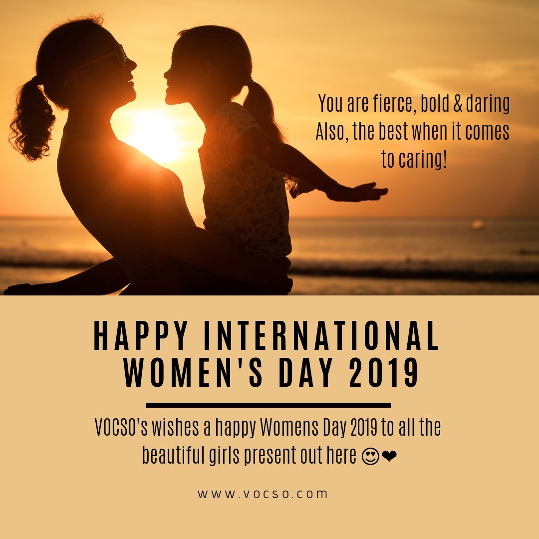 vocso's tweet photo. You are fierce, bold & daring Also, the best when it comes to caring!
A Happy Women's Day 2019 to all the beautiful girls present out here 😍😘❤️ from VOCSO's team!
#WomensDay #FightToChange #WomensDay2019 #WomenPower #HappyWomensDay #महिलादिवस #VOCSO #DigitalAgency https://t.co/Jdkm0Mz2G6