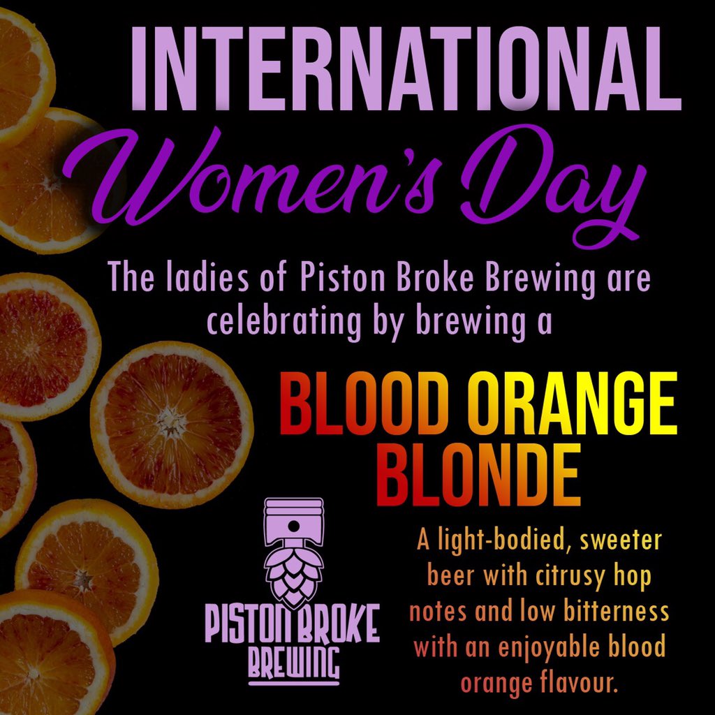 Our kickass brewmaster Rebecca’s invited Piston Broke’s female staff to help her brew a delicious Blonde in honour of International Women’s Day on Friday, March 8. 👸🍻#pistonbrokebrewing #newellproud #internationalwomensday #womenwhobrew