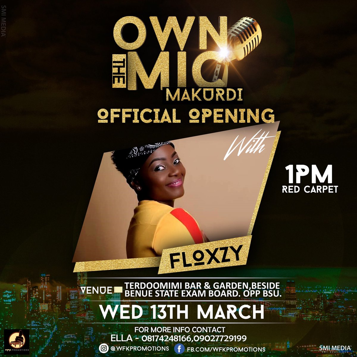 WfkEntertainz's tweet photo. ARE YOU READY?
#OwnTheMicMkd https://t.co/cN6dHevqTH