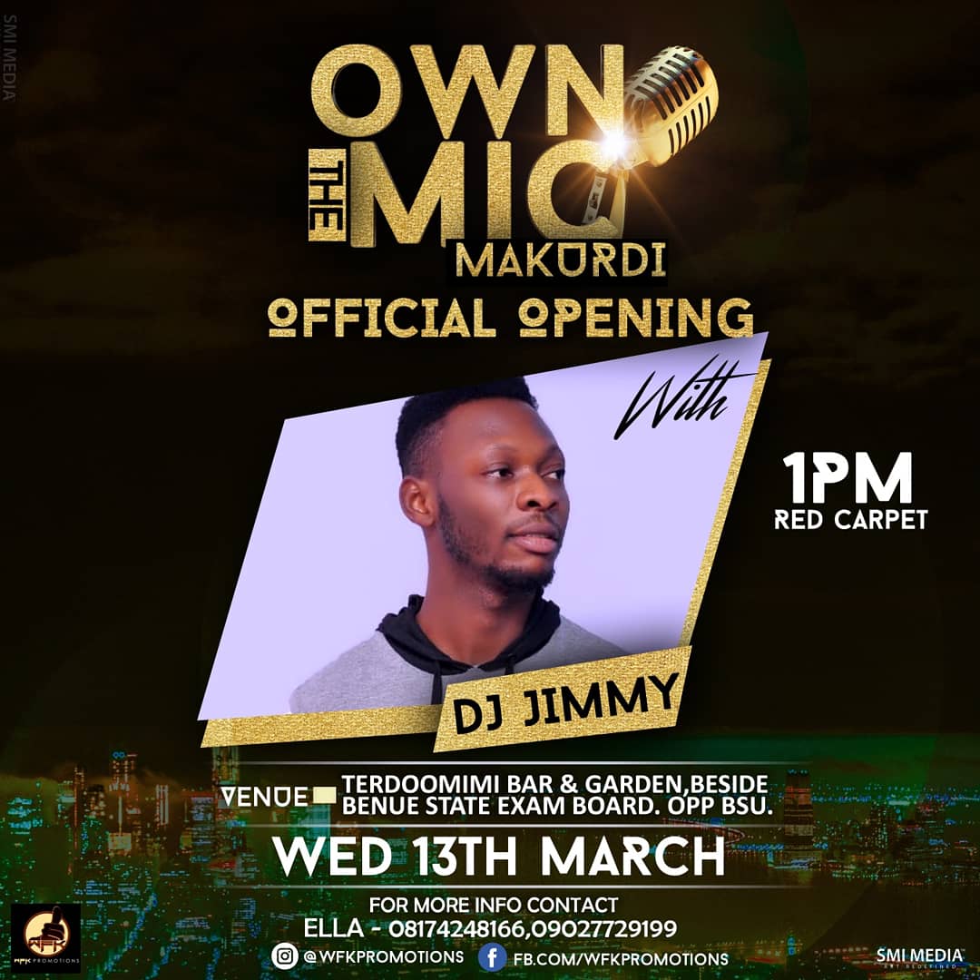 WfkEntertainz's tweet photo. ARE YOU READY?
#OwnTheMicMkd https://t.co/cN6dHevqTH