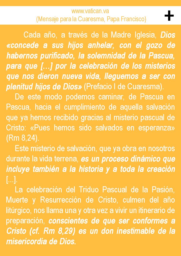 Seguimos este camino de #Cuaresma con los desafíos...➡️¿Y si hoy cambias las redes sociales por un tiempo de oración? Desconecta del mundo para conectar con la verdadera fuente de vida, que es Dios. ¡Ánimo! 💪🙏