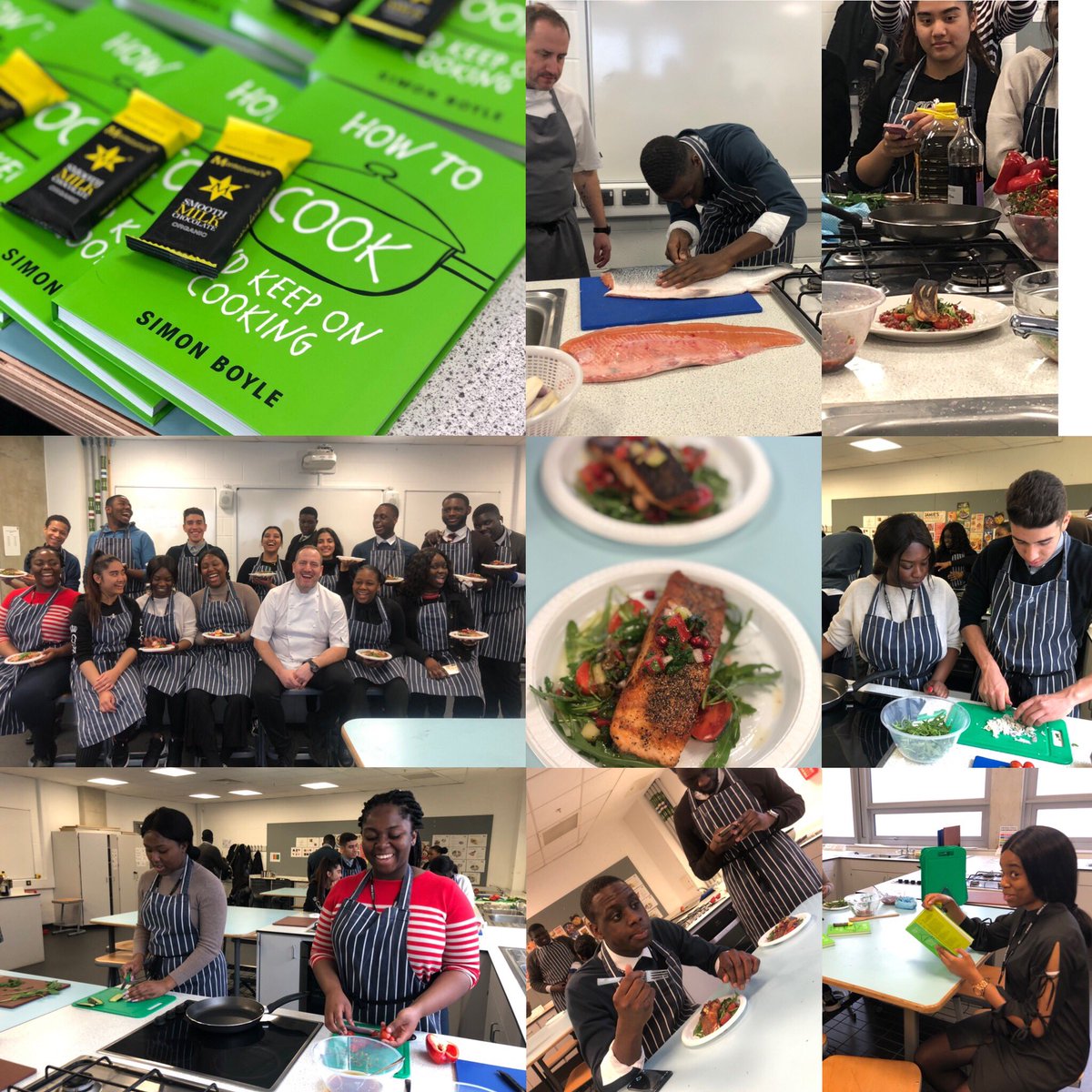 Fun days cooking with #inspiring #young #cooks @UAESouthBank #students on a #mission for #national #apprenticeshipweek with @sfmtweet @BeyondBrigade @BaxterStorey #Welovethisbusiness #Hospitality #opportunities a plenty!!!