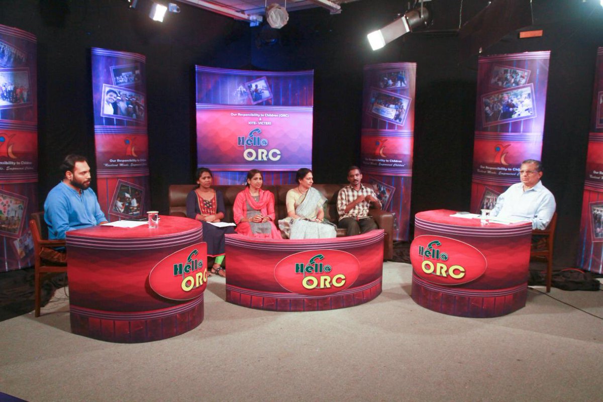 OurResponsibil1's tweet photo. #HelloORC-The live phone in program collaboration with educational television channel-Victers,as part of(#ORC)project begins. It discusses behavioural,Emotional,Social &amp; #MentalHealth issues of #children. Tune to https://t.co/UV4hTUwCXv on 1st &amp; 3rd Thursday,2.30 p.m.Indian time https://t.co/R6cEs0qnxG