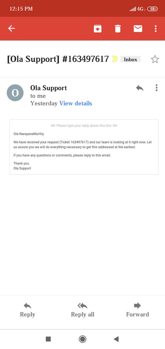 nmurthy171187's tweet image. @bhash 
Hi Bhavishya, I have been charged twice for a since journey,cash collected by Driver and amount debited in my #olamoney wallet.
kindly find the threatening messages receiving daily in the screenshot. Hence raised complaint however receiving mails without resolve the issue