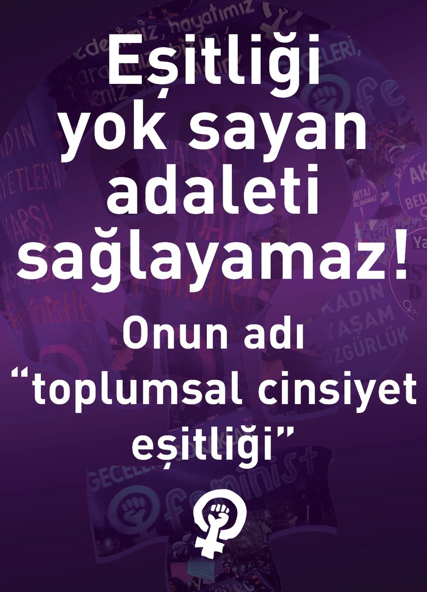 emekcalisma's tweet photo. Eşitliği yok sayan adaleti sağlayamaz! #İsyandayız #8MarttaFeministİsyan #8Mart #kadınlardurursahayatdurur #Aileplatformu #çocukhakları https://t.co/vzrXWnJBCx