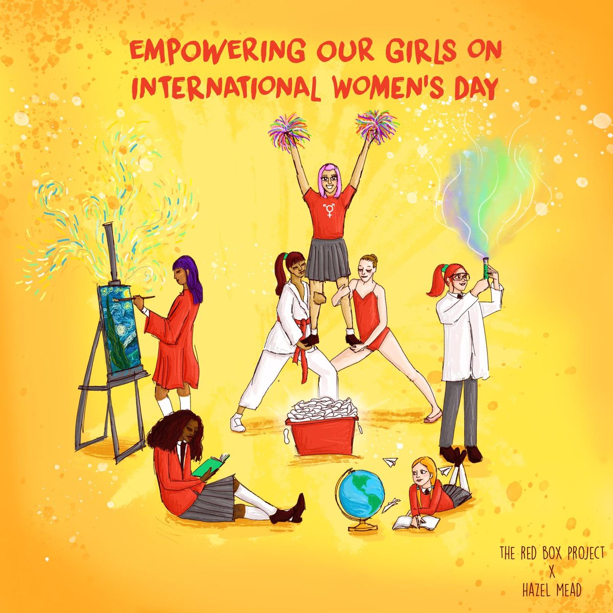 RedBoxProject's tweet photo. Today at #RedBoxProject, we celebrate the strength of women worldwide

Inequality &amp; injustice persist, but we truly believe that change is coming

We have love, strength &amp; pure grit. We will NEVER give up

What does being a woman mean to you? ❤️👊

#BalanceforBetter
#IWD2019⁠ ⁠ https://t.co/w6BRoV4YxL